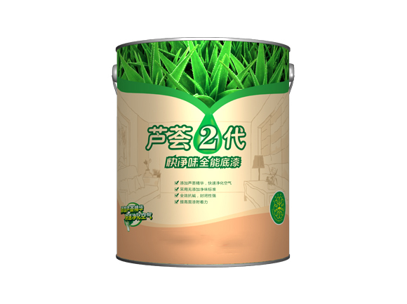 5L圆芦荟2代快净味全效墙面漆